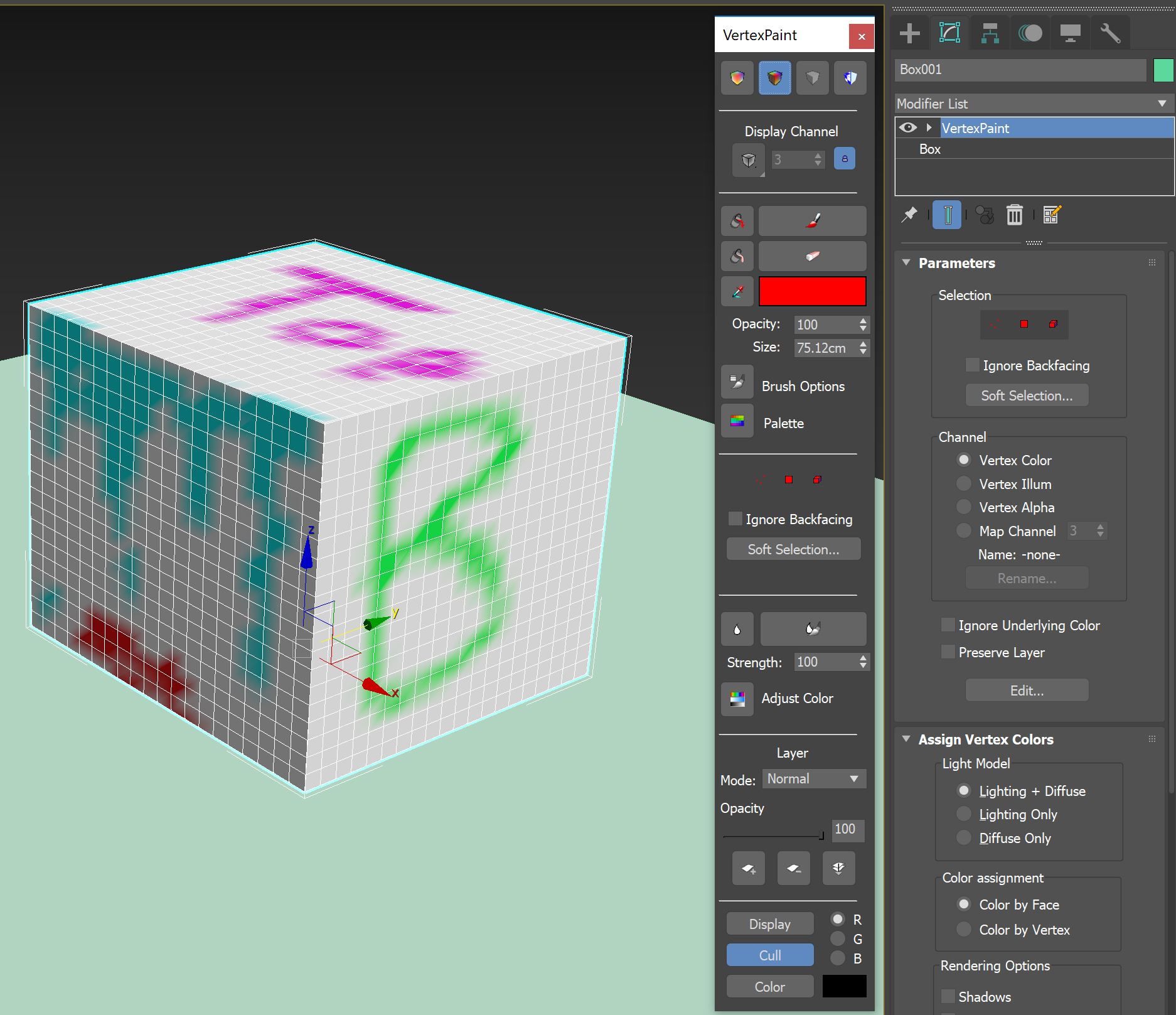Color Vertex Attibute Fig01 3dsmax v2018
