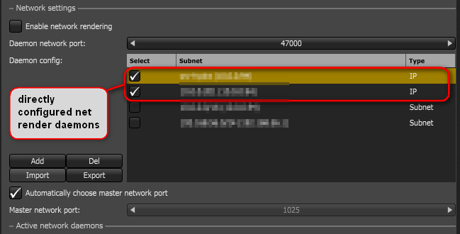 Enabling The Network Rendering Feature