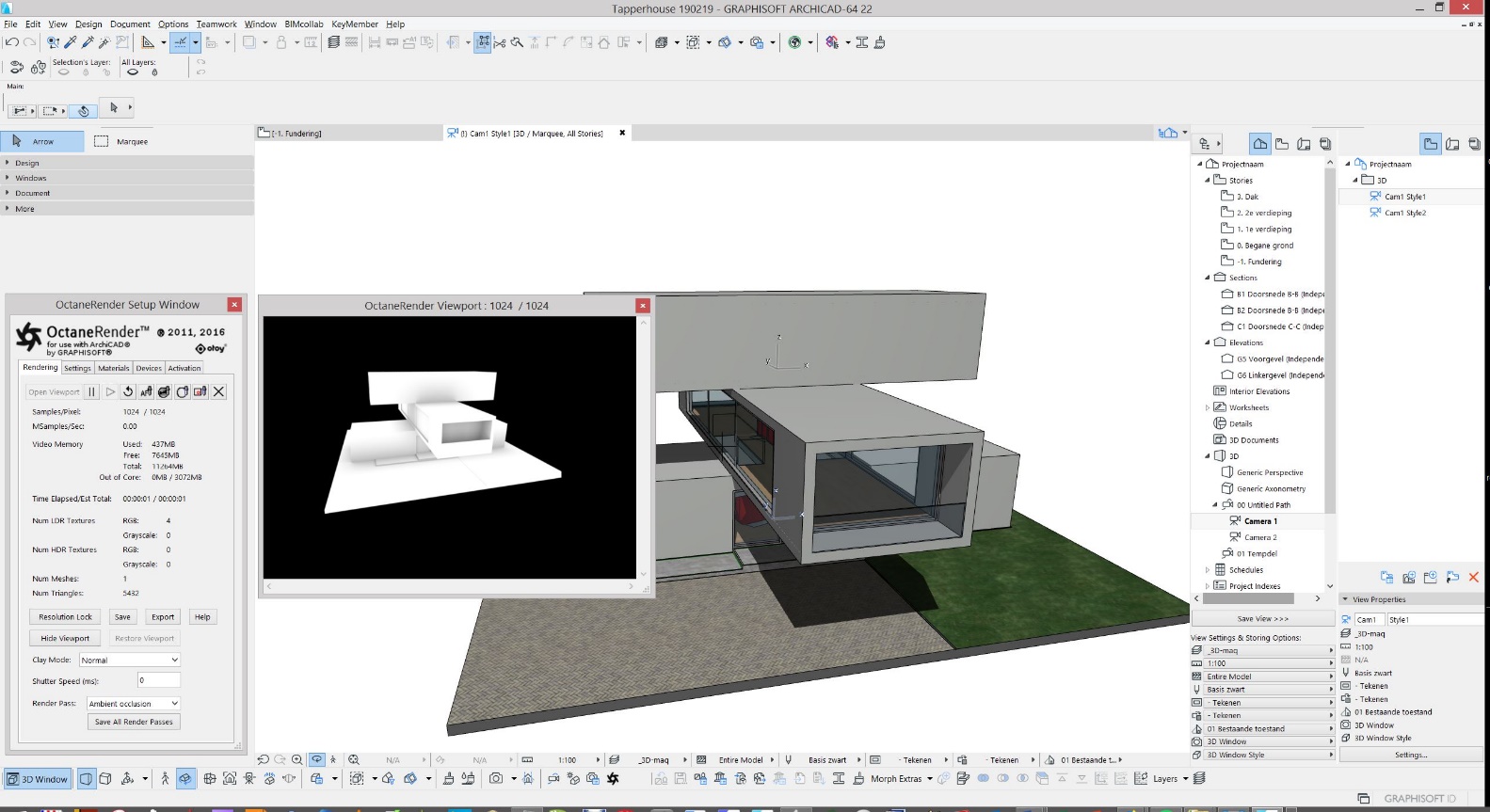 Rendering controls and statistics